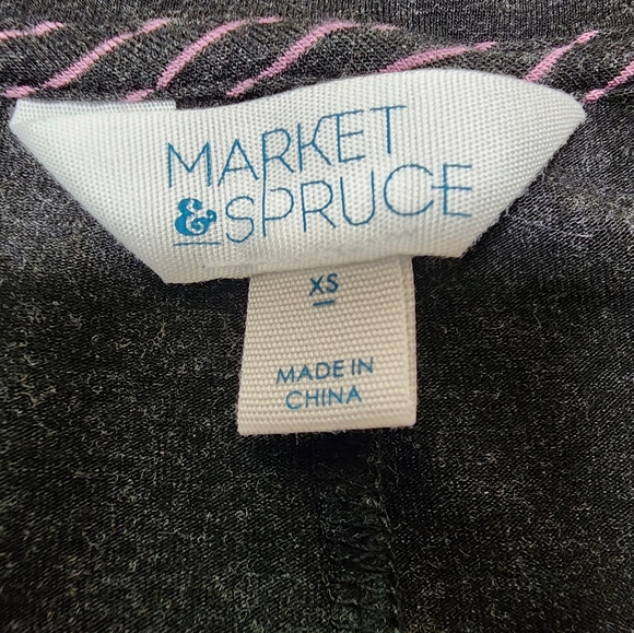 Market & Spruce Long Sleeve Falina Kangaroo Pocket Knit Top XS - Picture 8 of 9